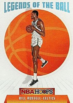 2019-20 Hoops - Legends of the Ball #2 Bill Russell Front