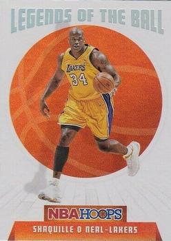 2019-20 Hoops - Legends of the Ball #14 Shaquille O'Neal Front