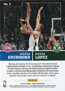 2019-20 Hoops - Tip-Off #5 Andre Drummond / Brook Lopez Back
