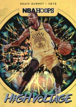 2019-20 Hoops - High Voltage #3 Kevin Durant Front