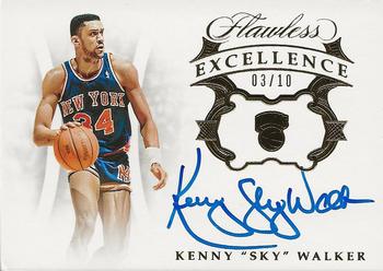 2018-19 Panini Flawless - Flawless Excellence Signatures Gold #ES-KSW Kenny 
