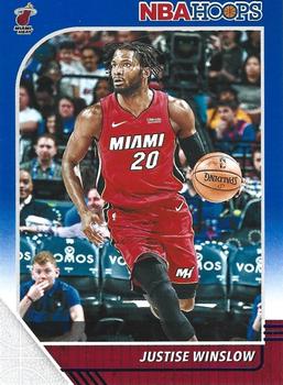 2019-20 Hoops - Blue #100 Justise Winslow Front