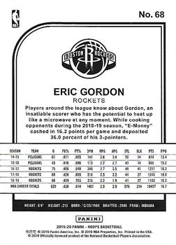 2019-20 Hoops - Purple #68 Eric Gordon Back