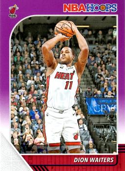 2019-20 Hoops - Purple #99 Dion Waiters Front
