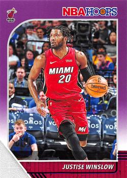 2019-20 Hoops - Purple #100 Justise Winslow Front