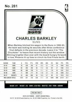 2019-20 Hoops - Purple #281 Charles Barkley Back