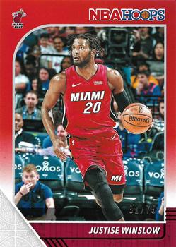 2019-20 Hoops - Red #100 Justise Winslow Front