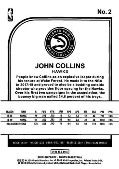 2019-20 Hoops Winter #2 John Collins Back