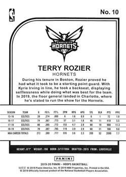 2019-20 Hoops Winter #10 Terry Rozier Back