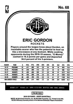 2019-20 Hoops Winter #68 Eric Gordon Back