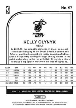 2019-20 Hoops Winter #97 Kelly Olynyk Back