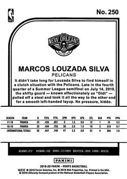 2019-20 Hoops Winter #250 Marcos Louzada Silva Back