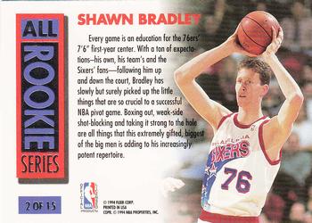 1993-94 Ultra - All-Rookies #2 Shawn Bradley Back