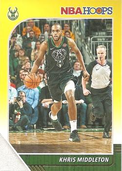 2019-20 Hoops - Yellow #107 Khris Middleton Front