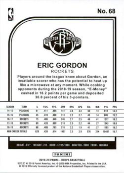2019-20 Hoops - Premium Box Set #68 Eric Gordon Back
