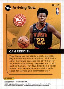 2019-20 Hoops - Arriving Now #10 Cam Reddish Back