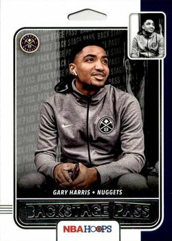 2019-20 Hoops - Back Stage Pass #10 Gary Harris Front