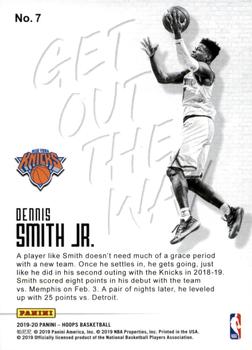 2019-20 Hoops - Get Out the Way #7 Dennis Smith Jr. Back