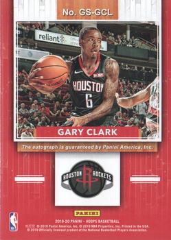 2019-20 Hoops - Great SIGnificance #GS-GCL Gary Clark Back