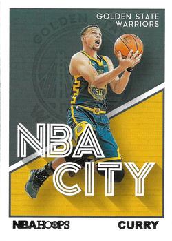 2019-20 Hoops - NBA City #2 Stephen Curry Front