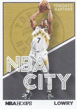 2019-20 Hoops - NBA City #4 Kyle Lowry Front