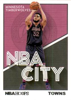 2019-20 Hoops - NBA City #14 Karl-Anthony Towns Front