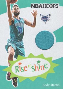 2019-20 Hoops - Rise N Shine Memorabilia #RS-CMT Cody Martin Front
