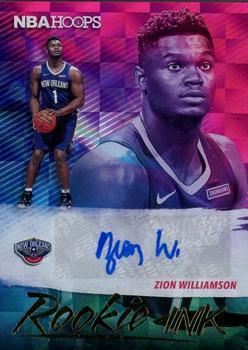 2019-20 Hoops - Rookie Ink #RI-ZWL Zion Williamson Front