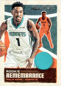 2019-20 Hoops - Rookie Remembrance #RR-MMK Malik Monk Front