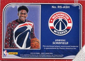 2019-20 Hoops Winter - Rookie Sweaters #RS-ASH Admiral Schofield Back