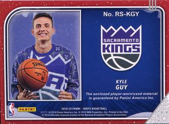 2019-20 Hoops Winter - Rookie Sweaters #RS-KGY Kyle Guy Back