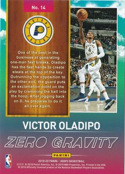 2019-20 Hoops - Zero Gravity #14 Victor Oladipo Back