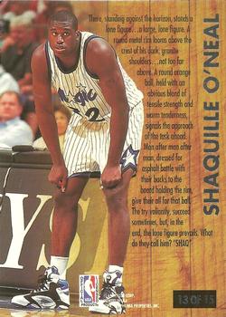 1993-94 Ultra - Famous Nicknames #13 Shaquille O'Neal Back