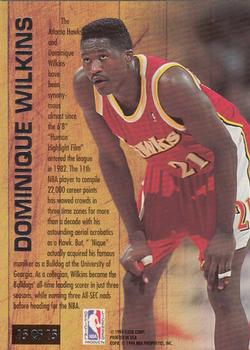 1993-94 Ultra - Famous Nicknames #15 Dominique Wilkins Back