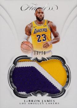 2018-19 Panini Flawless - Patches #P-LBJ LeBron James Front