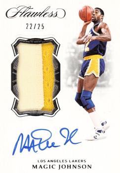 2018-19 Panini Flawless - Vertical Patch Auto #VP-MJN Magic Johnson Front