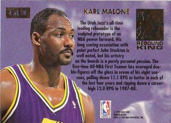 1993-94 Ultra - Rebound Kings #4 Karl Malone Back