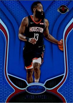 2019-20 Panini Certified - Mirror Blue #26 James Harden Front