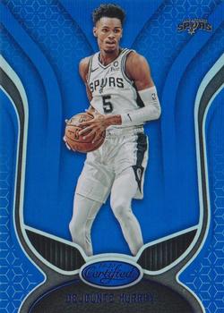2019-20 Panini Certified - Mirror Blue #38 Dejounte Murray Front