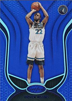 2019-20 Panini Certified - Mirror Blue #105 Andrew Wiggins Front