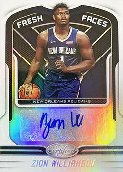 2019-20 Panini Certified - Fresh Faces Signatures #FFS-ZW Zion Williamson Front