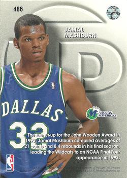1993-94 Upper Deck #486 Jamal Mashburn Back