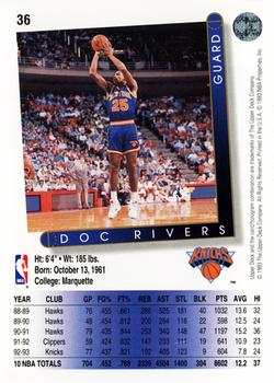 1993-94 Upper Deck #36 Doc Rivers Back