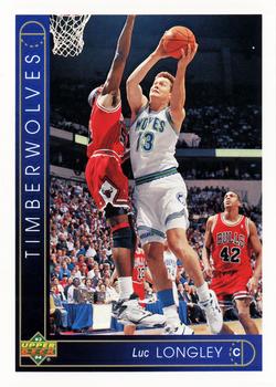 1993-94 Upper Deck #37 Luc Longley Front