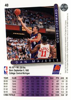 1993-94 Upper Deck #40 Dan Majerle Back