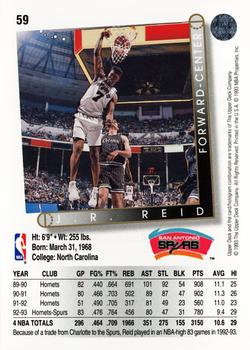 1993-94 Upper Deck #59 J.R. Reid Back