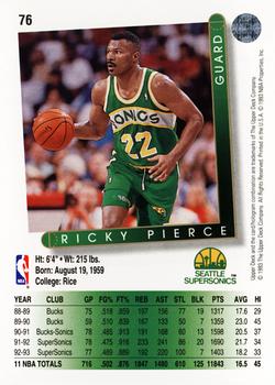 1993-94 Upper Deck #76 Ricky Pierce Back