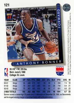 1993-94 Upper Deck #121 Anthony Bonner Back