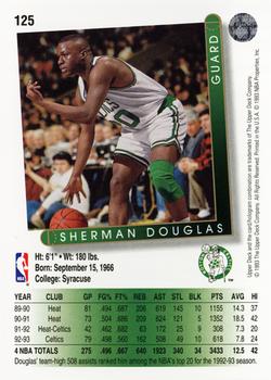 1993-94 Upper Deck #125 Sherman Douglas Back