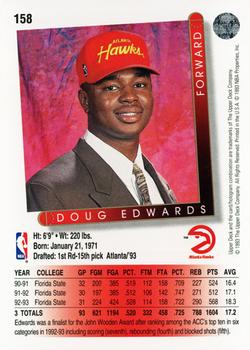 1993-94 Upper Deck #158 Doug Edwards Back